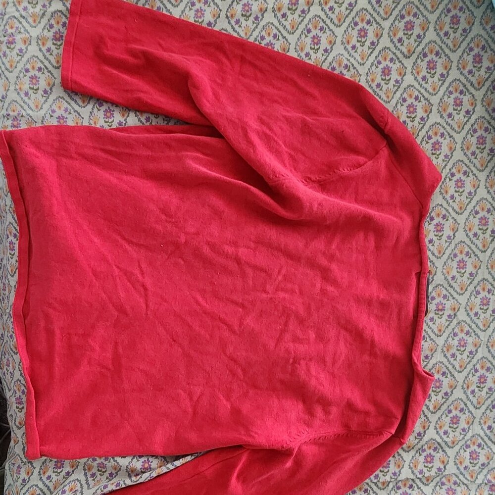 AUGUST SILK red top m